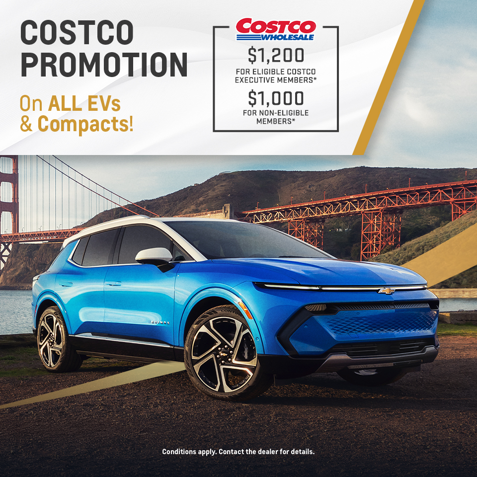 COSTCO PROMOTION On ALL EVS & Compacts!